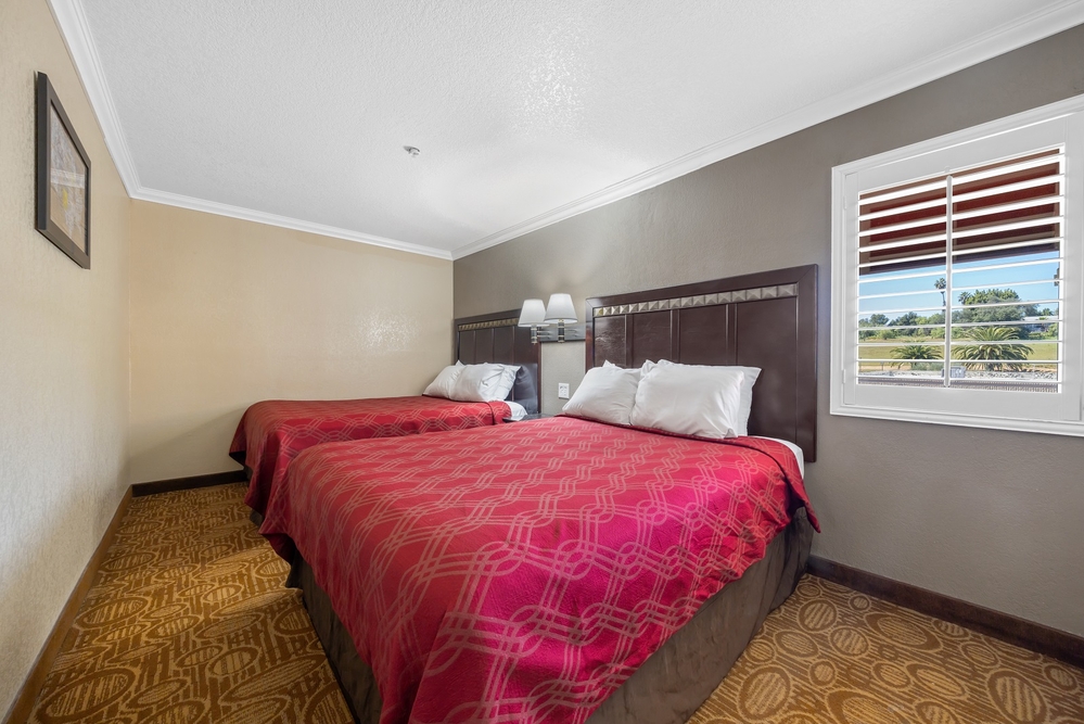 1 King Bed, 2 Queen Beds, 1 Room Suite